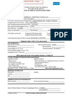 Notice of Appeal Notification Form: Magistrate Judge's Order? If So, Please Attach