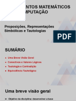 Aula 01 - Semana 01 - Fundamentos Matemáticos para Computação - REVISADO