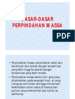 Dasar - Dasar Perpindahan Massa