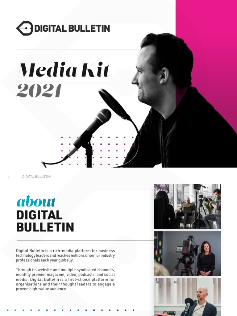 Digital Bulletin: Media Kit | PDF | Mass Media | News