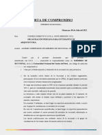 Cartas de Compromiso (Miembros de Seccional) 2022-1