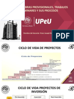 Obras provisionales y trabajos preliminares