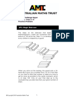 Maths Challenge Upper Primary: Years 5-6 Practice Problem: UP2: Magic Staircase