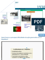 4 - Portugal No Primeiro Pós-Guerra - Situação Política e Económico-Social