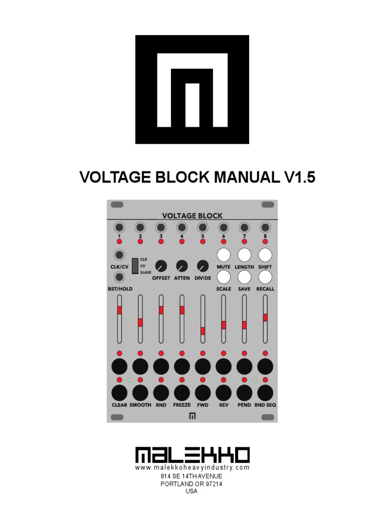 malekko voltage block モジュラーシンセ modular Varigate 4+ Malekko