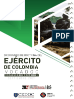 Diccionario doctrinal militar Ejército Colombia