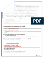 Annual Exam - Grade 8 - French-Worksheet