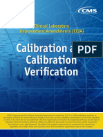 Calibration and Calibration Verification: Clinical Laboratory Improvement Amendments (CLIA)