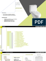 Forma y Dimensiones - Inodoros Grupo 1