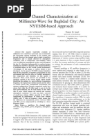 5G Channel Characterization at Bhagad City Mmwave