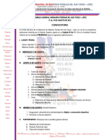 Convocatoria Asamblea General - Agosto 2022