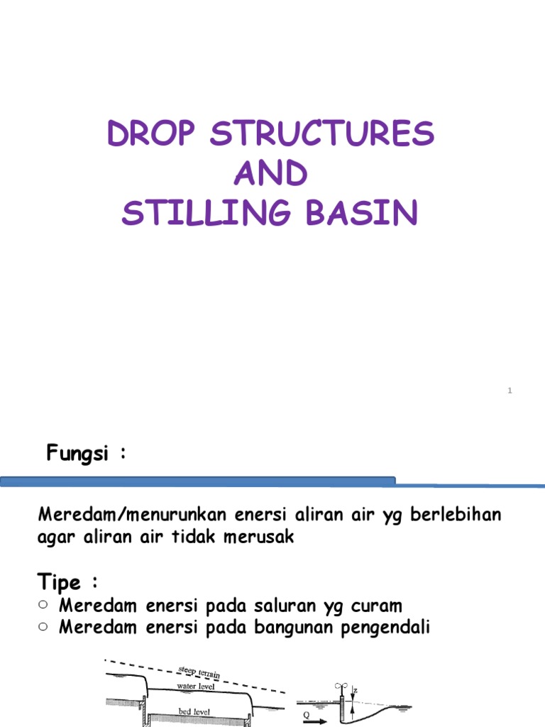 Rekomendasi Desain Stilling Basin | PDF