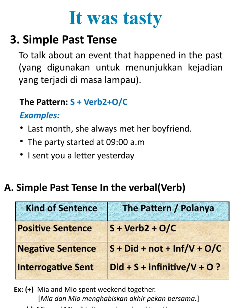 Materi kelas 8 14 simple past tense dan past continuous tense pdf