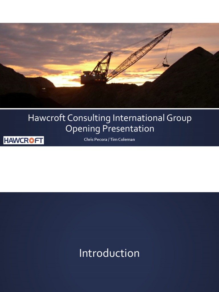 Hawcroft Consulting Overview in Mexico | PDF | Risk | Risk Management