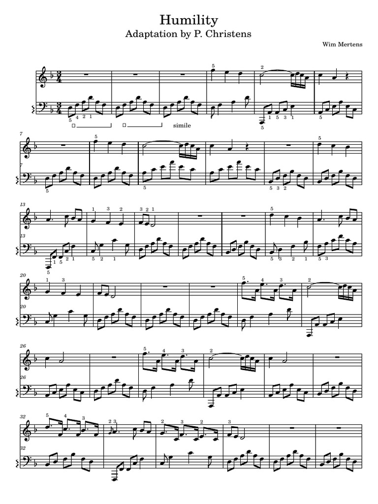 Humility__Wim_Mertens | PDF