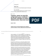 13-07-22 Urgente, Poner en Marcha Programas para Combatir y Prevenir Suicidios en Niños y Adolescentes: Marcela Guerra