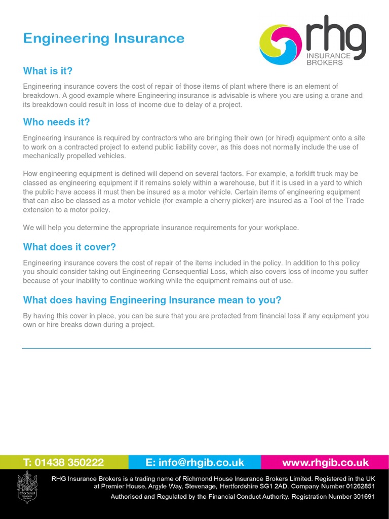 Engineering Insurance & Inspection Guide | PDF | Insurance | Engineering