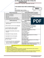 Exame de graduação em Karate e Kobudo da Shinshukan