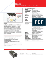 Powerdsine 9001Gr: Single-Port High Power Midspan, 802.3at Compliant, Up To Gigabit Poe