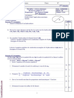 Devoir de Synthèse N°3 - Physique - 1ère AS (2009-2010) MR Daassi Dellali Mlle Hammami