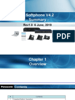 IP Softphone V4.2 - Summary - : Rev1.0 6 June, 2019