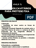 Preparos cavitários para prótese fixa