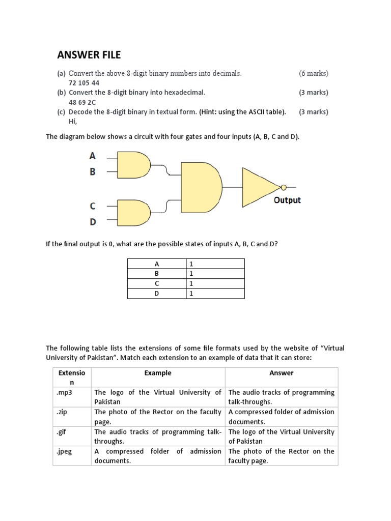 Answer File: Extensio N Example Answer | PDF