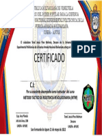Certificado MTRR