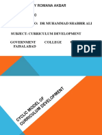 Cyclic Model of Curriculum