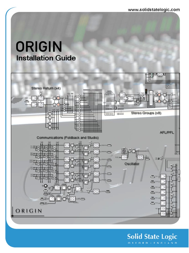 Origin: Installation Guide | PDF | Electronics | Sound Recording