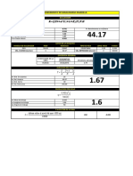 Tabla en Excel para El Rendimiento de Maquinaria