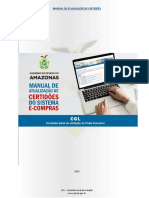 Manual de Atualização de Certidões Do e Compras