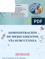 Administración Por Vía Subcútanea - ISTRFA