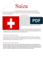 Suiza: Implemented A Series of Concrete Measures