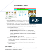 Clasificacion de La Biomasa