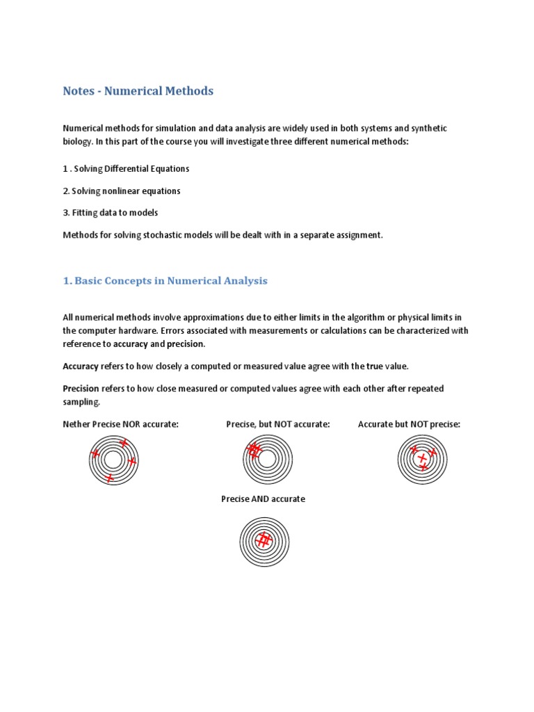 Numerical Methods Odes | PDF