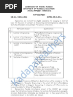 Download Lecturers on Contract Basis in Polytechnic 2011-12_Notification by Narasimha Sastry SN58309470 doc pdf