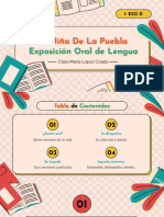 Exposición Oral de Lengua Sobre La Niña de La Puebla