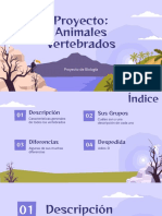 Proyecto Biología - Animales Vertebrados