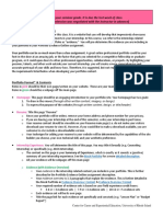 Final Portfolio: Assignment Overview & Purpose
