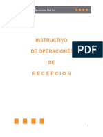 Instructivo de Recepción