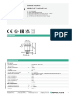 Sensor Indutivo NBB15-30GM50-E2-V1: Dimensões