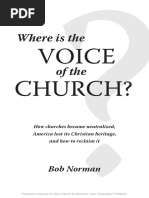 Where is the Voice of the Church