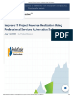 Improve IT Project Revenue Realization Using PSA Software