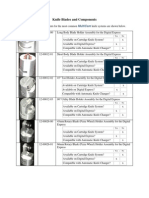 Knife Blades and Components