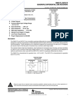 D D D D D D D D D D D: SN65175, SN75175 Quadruple Differential Line Receivers