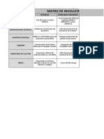 Matriz de Involucrados Inmobiliaria