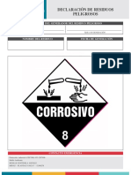 (Rotulos) Declaracion de Residuos Peligrosos v3