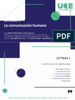 Presentación Unidad I La Comunicación Humana PDF