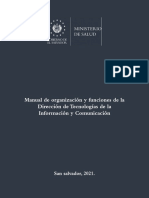 Manual Organizacion Funciones Direccion Tecnologias Informacion Comunicaciones v1
